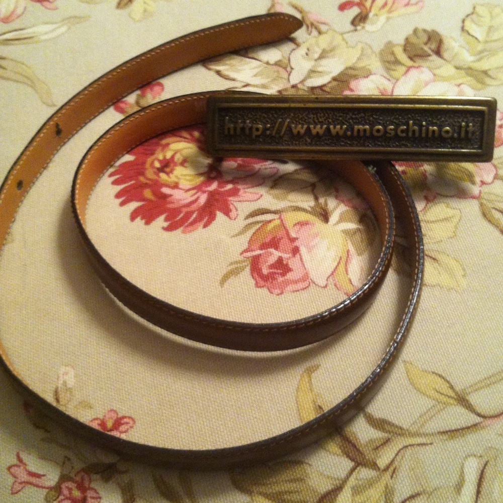 Hostpick3/15Moschino AuthVintage Rare Belt.Italy🥳🥳❌❌ - Picture 6 of 7